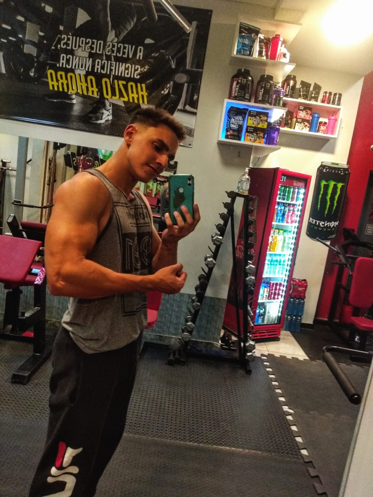 Después: cliente de Optimus tras entrenar con el método del gimnasio